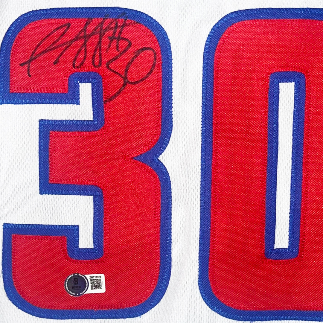 Rasheed Wallace Signed Detroit White Basketball Jersey (Beckett)