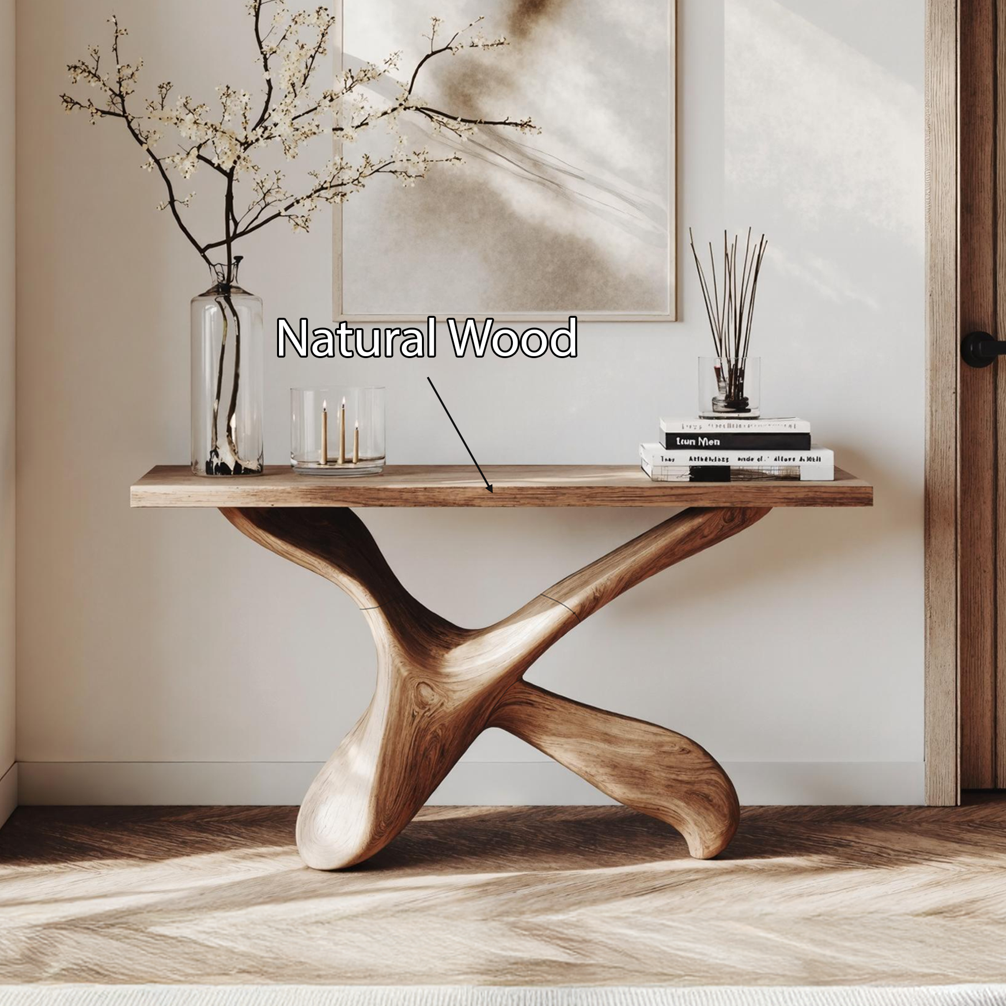 Farmhouse Console Table Entryway Decor