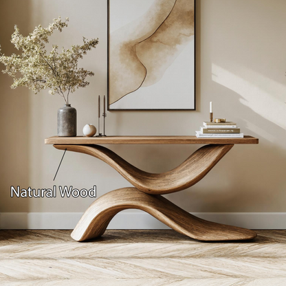 Handcrafted Live Edge Console Table Furniture Decor