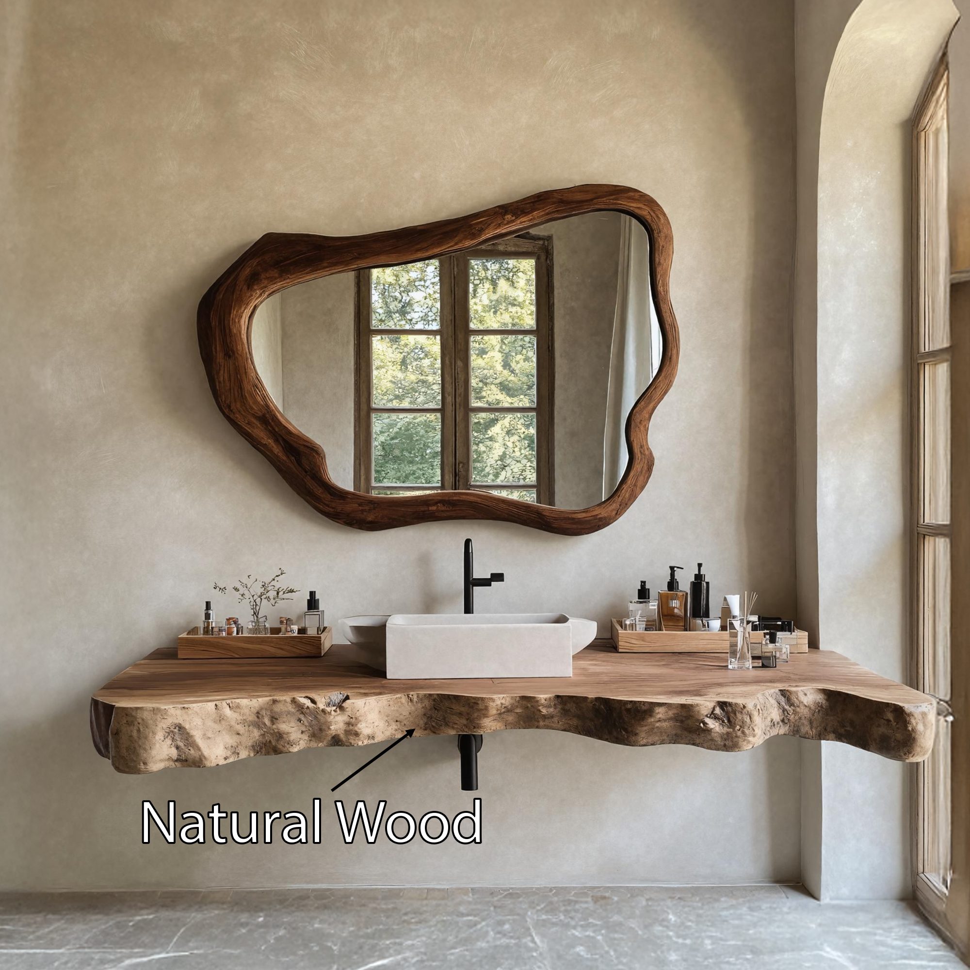 Farmhouse Style Vanity With Drawers For Bathroom