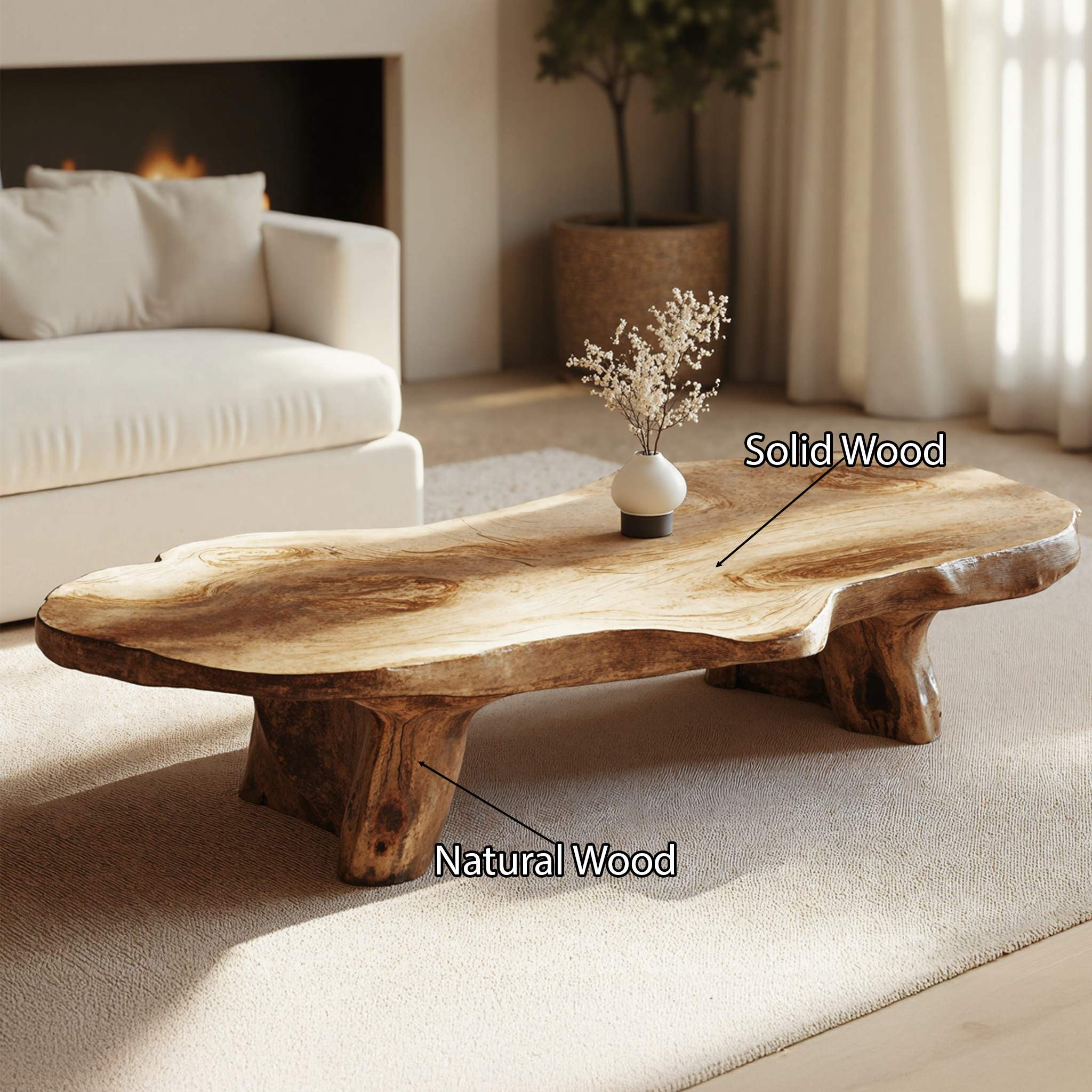 Handcrafted Coffee Table Unique Coffee Table
