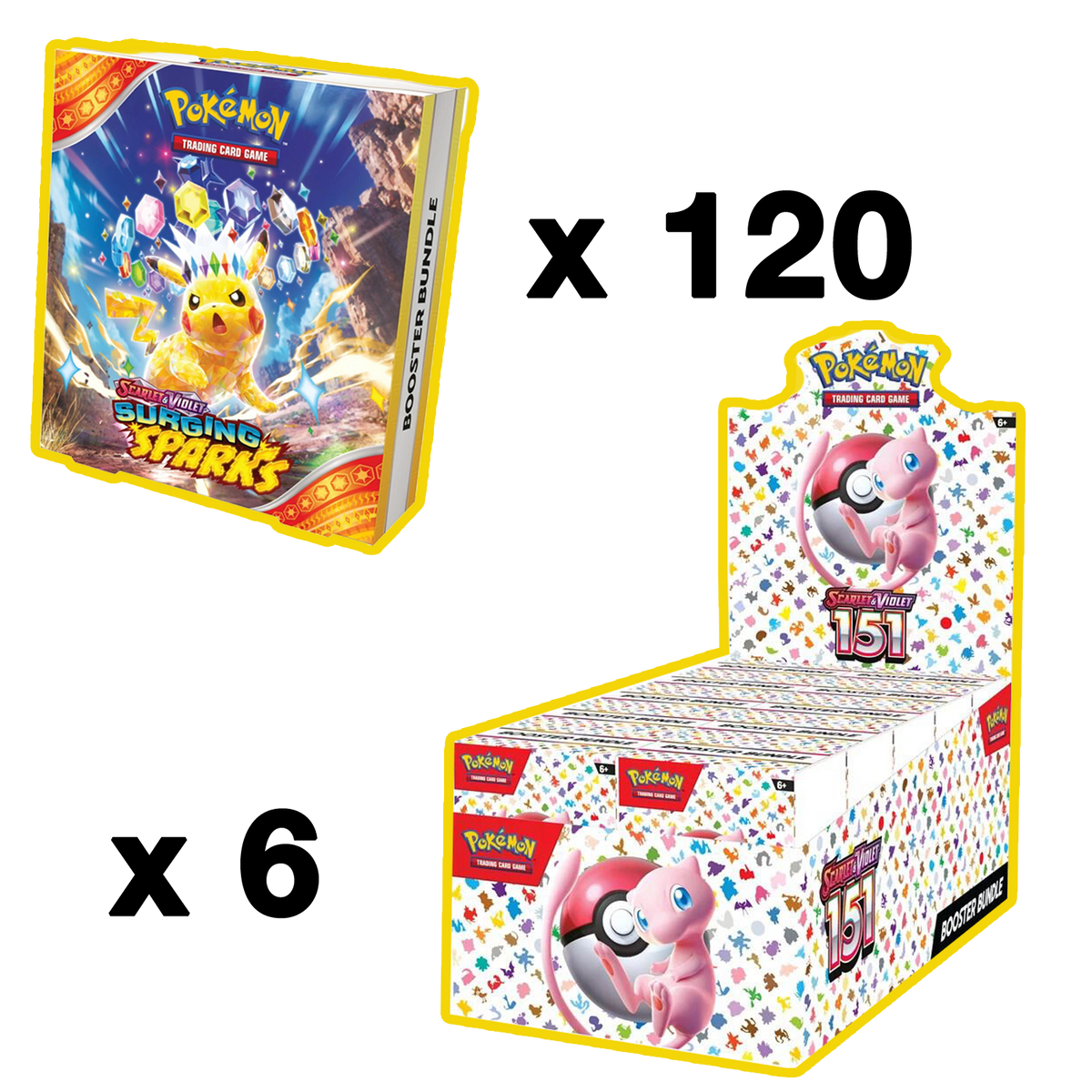 151 & Surging Sparks Booster Bundle - Bundle